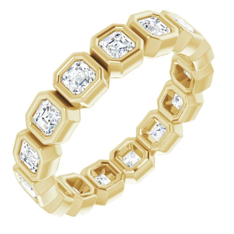 Women’s platinum solitaire engagement rings-14K Yellow 1 1/2 CTW Diamond Eternity Band