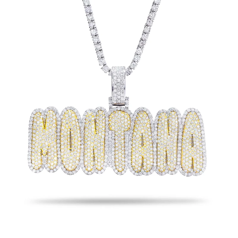 Women’s contemporary necklaces-Custom "Montana" Diamond Pendant