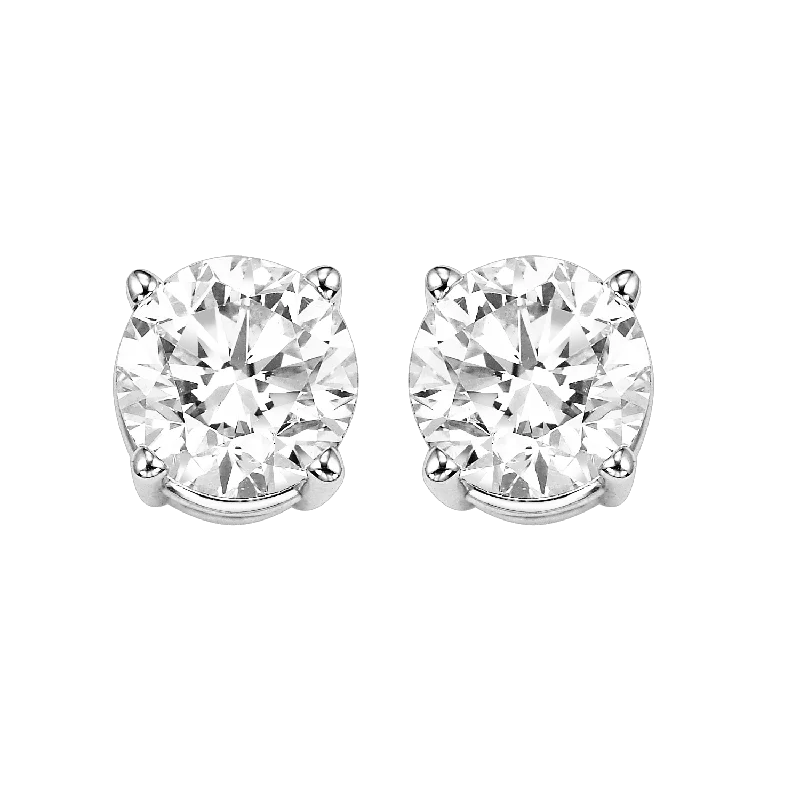 Women’s antique three-stone engagement rings-14KTW Diamond Round Basics Stud 3/4Ct