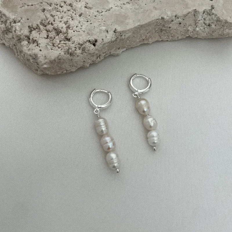 Women’s custom earrings-EZE HOOPS EARRINGS