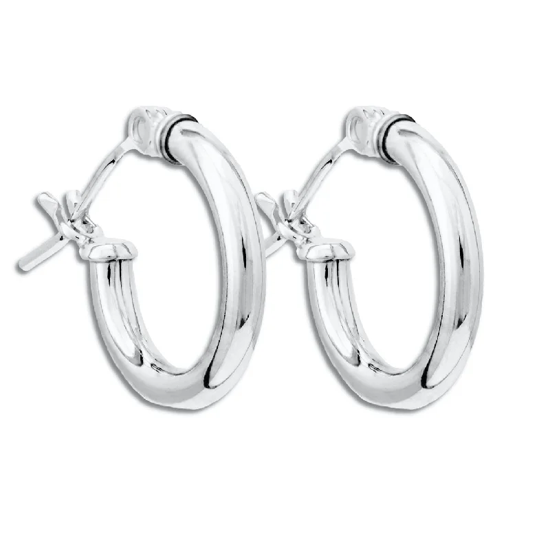 Women’s evening earrings-Kiddie Kraft Sterling Silver Childrens Hoop Earrings