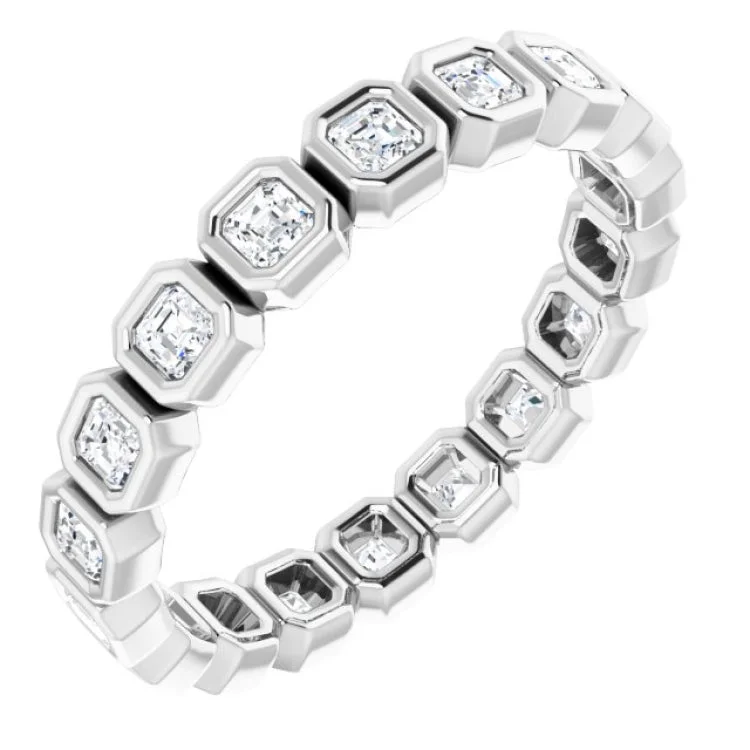 Women’s engagement rings with black diamonds-14K Rose 2 1/4 CTW Diamond Eternity Band