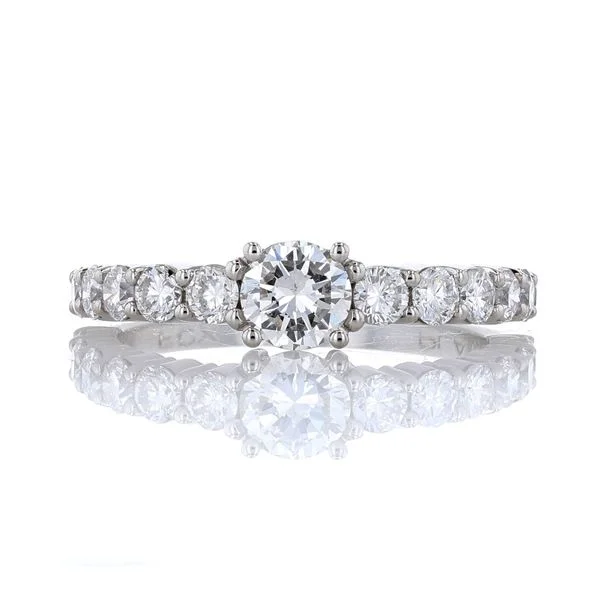 Women’s romantic engagement rings-Custom Diamond Band