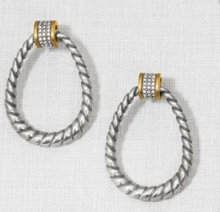 Women’s large hoop earrings-Meridian Adagio Post Drop Earrings NEW From the Meridian Collection