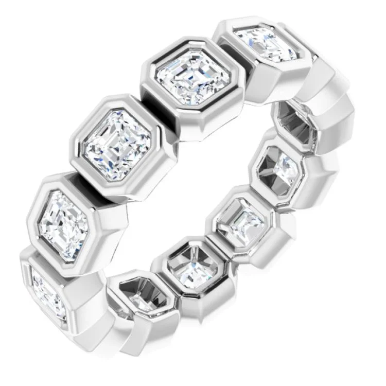 Women’s stackable diamond engagement rings-Platinum 2 1/4 CTW Diamond Eternity Band