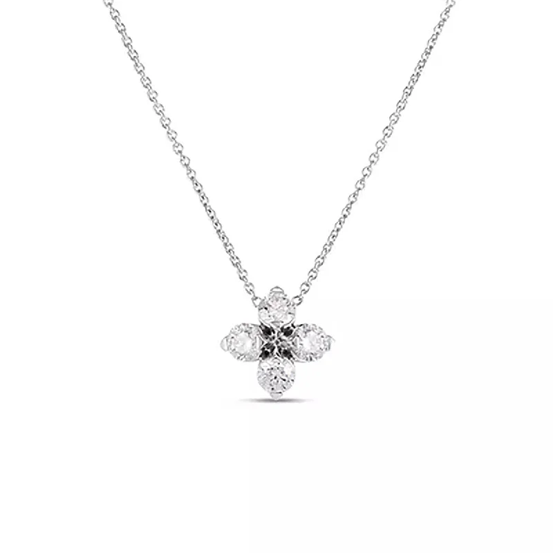 Women’s mother’s necklaces-Love in Verona Pendant with Diamonds