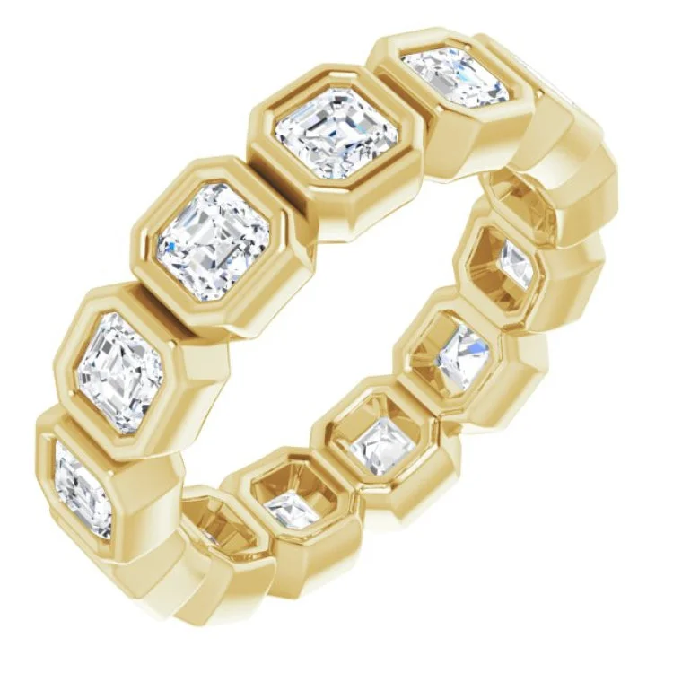 Women’s stackable engagement rings-14K Yellow 2 CTW Diamond Eternity Band