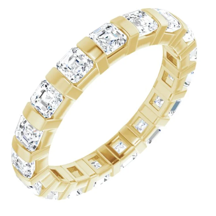 Women’s elegant engagement rings-14K Yellow 1 3/4 CTW Diamond Eternity Band