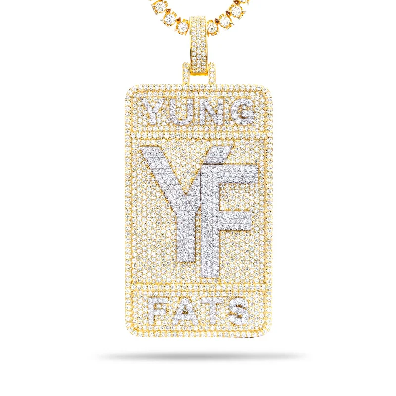 Women’s zodiac necklaces-Yung Fats "60k Fats" Custom Diamond Pendant