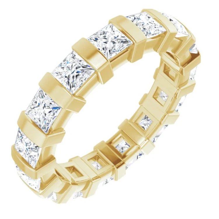 Women’s vintage engagement rings-14K Yellow 2 3/8 CTW Diamond Eternity Band