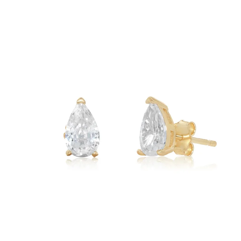 Women’s diamond earrings-PERLE EARRINGS