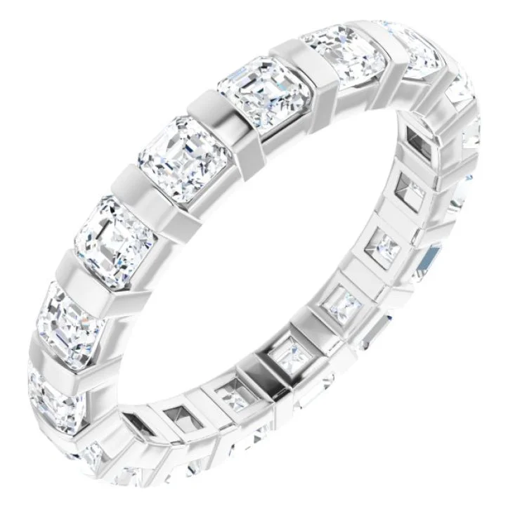 Women’s oval diamond engagement rings-14K White 1 3/4 CTW Diamond Eternity Band