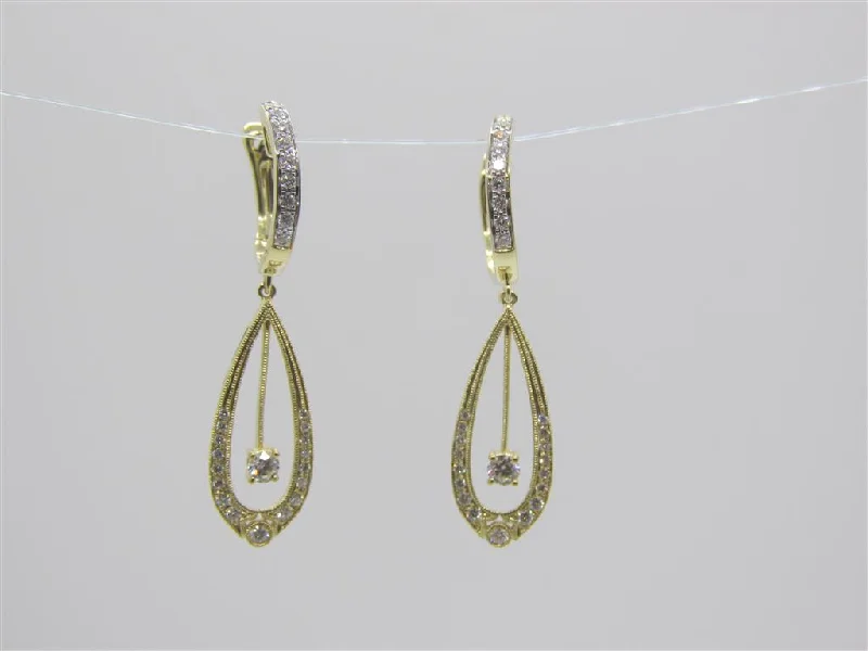 Women’s bohemian earrings-Diamond Earring