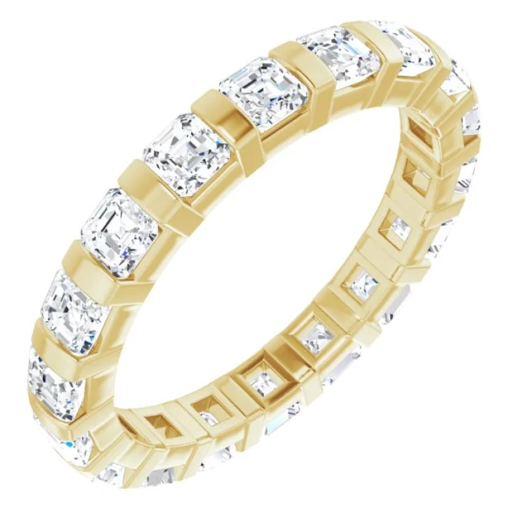 Women’s engagement rings with intricate settings-14K Yellow 1 3/4 CTW Diamond Eternity Band