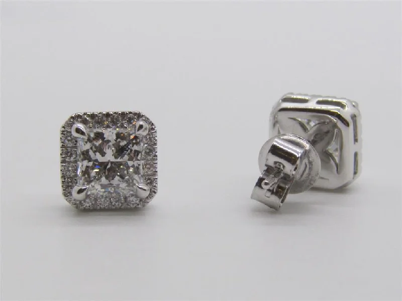 Women’s vintage earrings-Diamond Earring