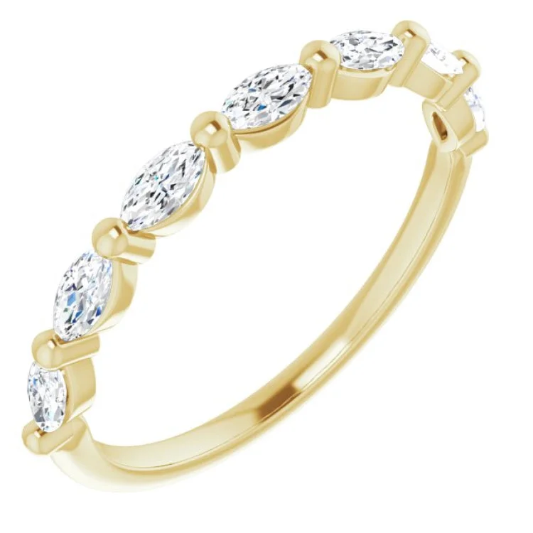 Women’s sapphire engagement rings-14K Yellow 1/2 CTW Natural Diamond Anniversary Band