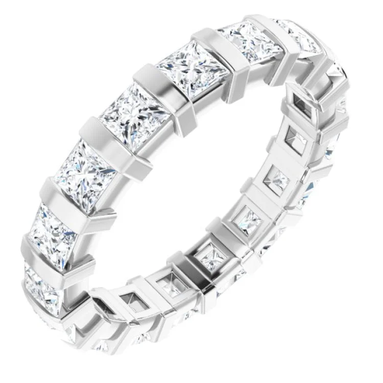 Women’s platinum engagement rings-14K White 2 3/8 CTW Diamond Eternity Band