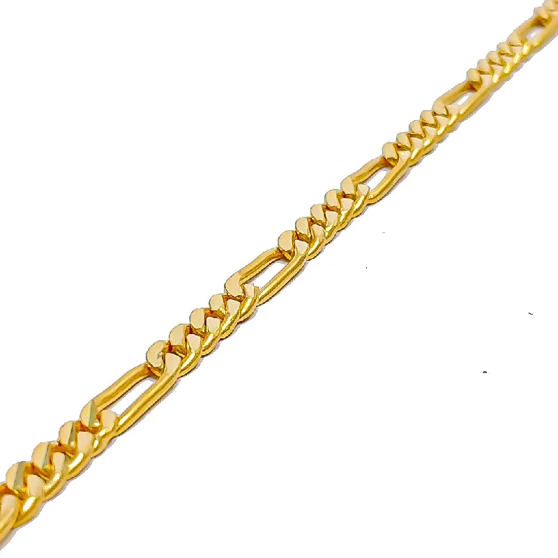 Women’s charm bracelet-Women’s tennis bracelets-Special Upscale Baby 22k Gold Bracelet