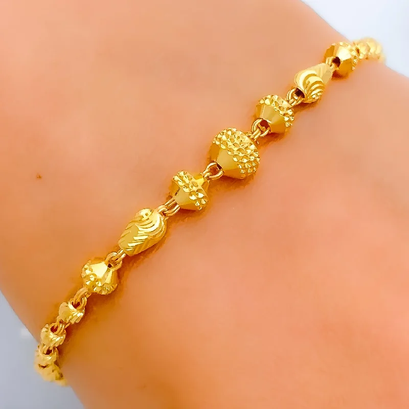 Women’s chic bracelet-Lovely Gold Bracelet