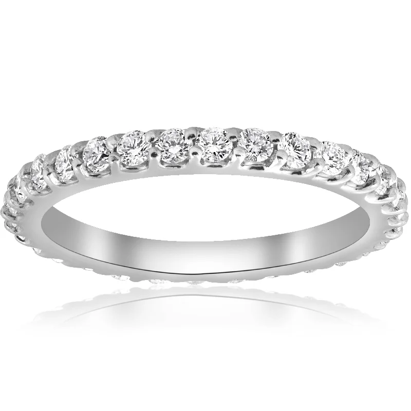 Women’s vintage rings-1ct Diamond Eternity Ring White Gold